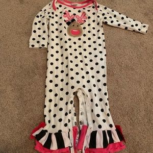 RicRac and Ruffles 24 month Romper